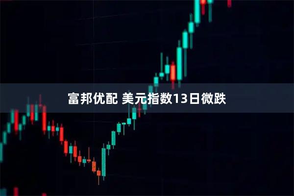 富邦优配 美元指数13日微跌