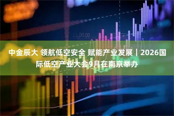 中金辰大 领航低空安全 赋能产业发展｜2026国际低空产业大会9月在南京举办